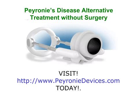 Peyronie’s Disease Alternative Treatment without | PPT