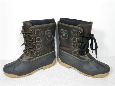 Herman Survivors Men's Snow Rain boots Size 8 brown b… - Gem