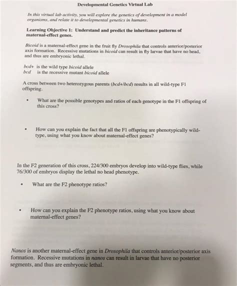 Virtual Lab Genetics 的图像结果