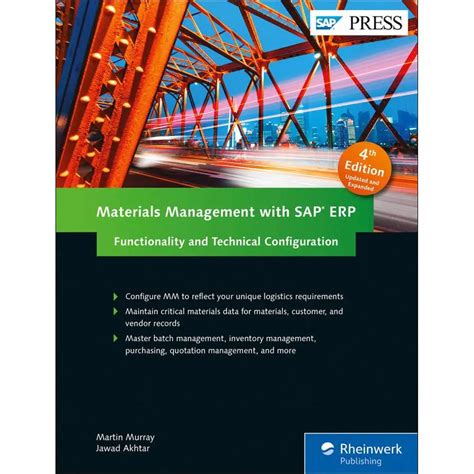 MATERIALS MANAGEMENT WITH SAP ERP, 4/E (HB) - BOOKZONE