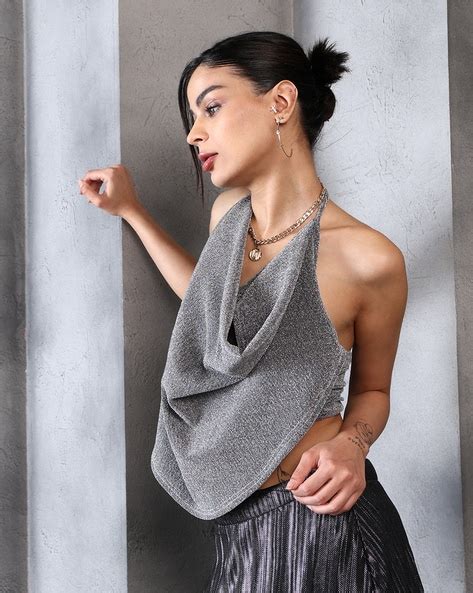 Buy Grey Tops for Women by Shein Online | sheinindia.in