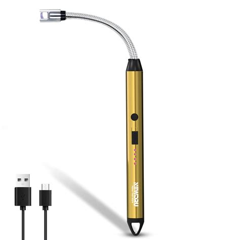 NEWDRU Rechargeable Electric Gas Lighter for Cooking Gas Stove, Kitchen ...