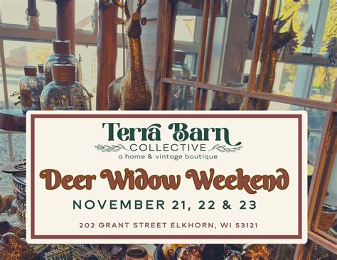 Deer Widow Weekend at The Terra Barn Collective, 202 Grant Street ...