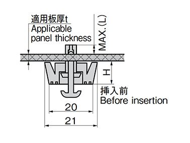 Case Leg (Resin Leg) CP-30-FF | TAKIGEN | MISUMI India