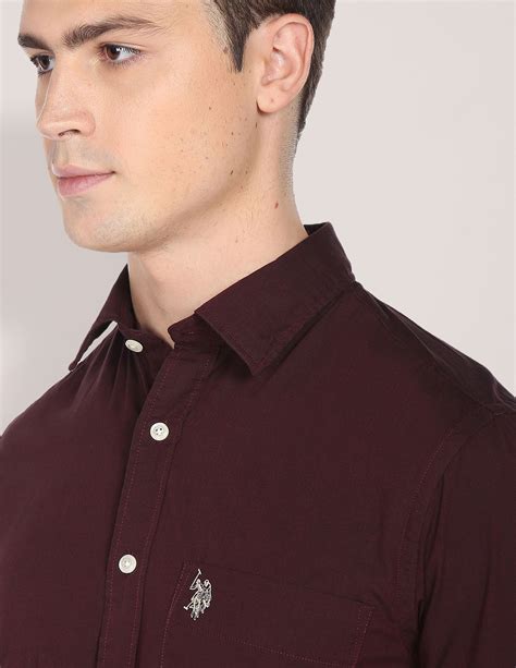 Textured Cotton Shirt – U.S. Polo Assn. India