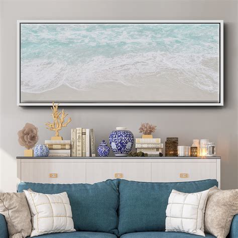 Wexford Home Coastline Tide- Framed Canvas | Wayfair