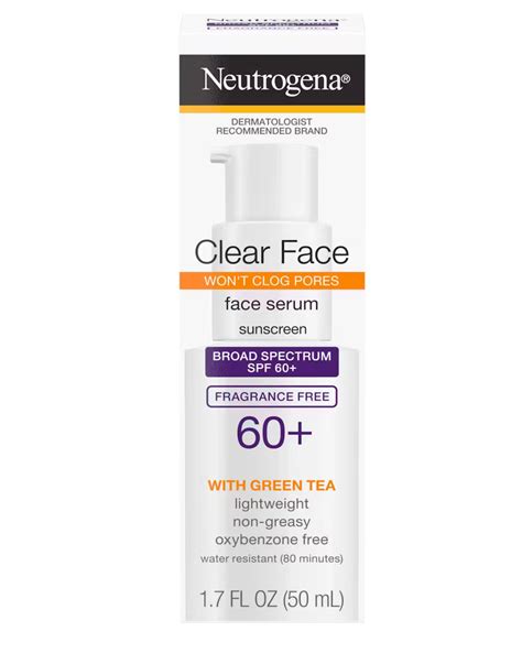 Neutrogena Clear Face Serum Sunscreen SPF60 - Juben Beauty