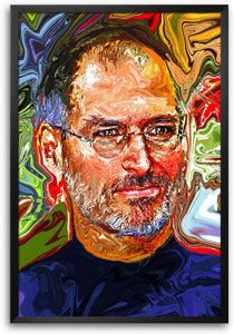 RangeeleInkers Steve Jobs technical Painting Laminated Frame Poster ...