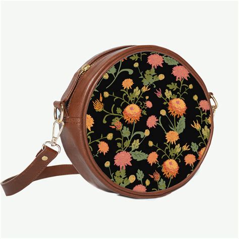 Compact Round Sling Bag for Women Golden Dusk – Round Style | Shop Now ...