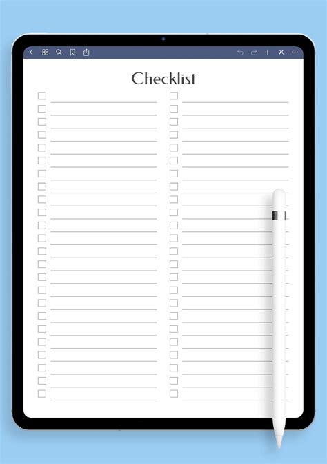 Task Checklist 的图像结果