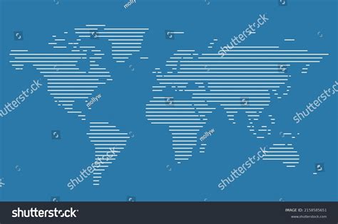 Simple Line World Map 的图像结果