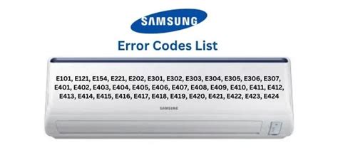 Samsung AC Error Code 的图像结果