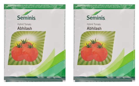 Seminis Hybrid Abhilash Tomato Seeds (10 grams, Pack of 2) : Amazon.in ...