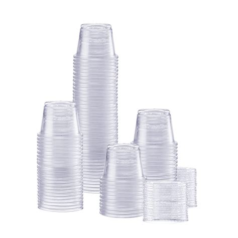 Comfy Package 100 Sets 1 Oz Plastic Disposable Portion Cups | Desertcart INDIA