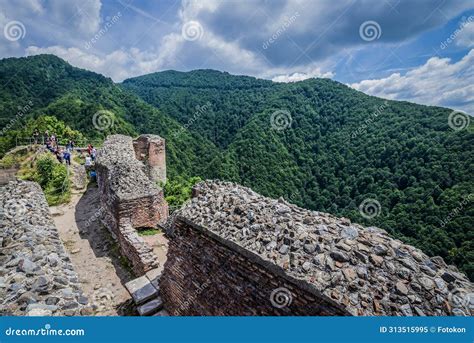 Poenari Castle in Romania editorial image. Image of roumanian - 313515995