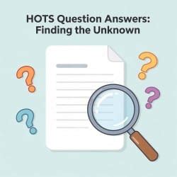 HOTS Question Answers Finding the Unknown - (Ganita Prakash) Class 7