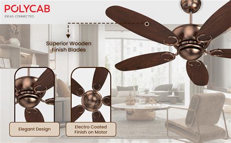 Buy Polycab Superia SP04 1200mm Star Rated Premium BLDC | Designer ...