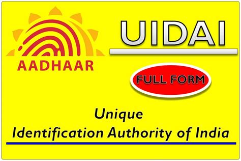 Image result for UIDAI Full Form