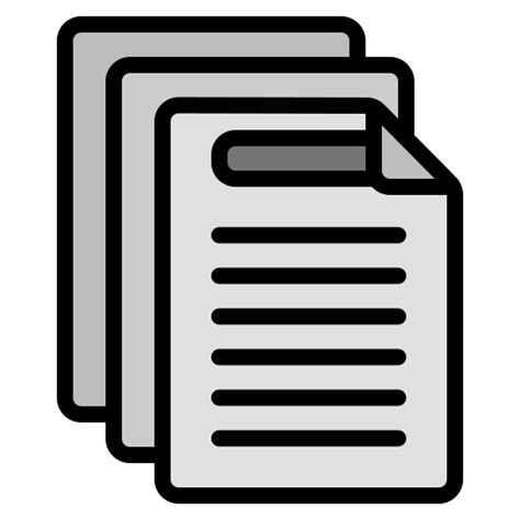 Document - Free interface icons