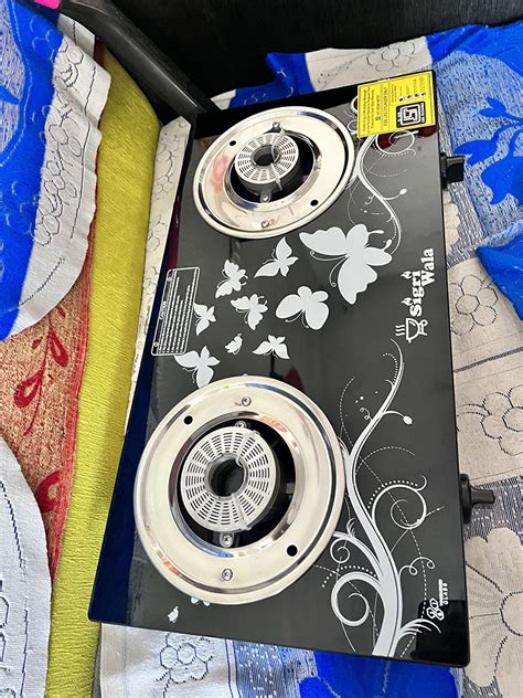 Sigri-Wala Delux Tornado Burner Toughened Glass Gas Stove (LPG ...