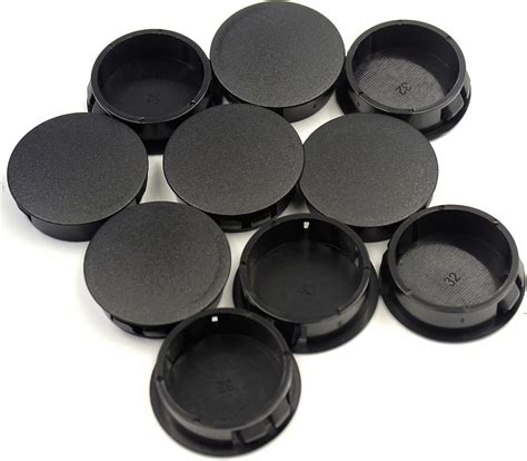 EASYEAH 1-1/2" (38mm) Plastic Hole Plugs, Flush Type Panel Snap in ...