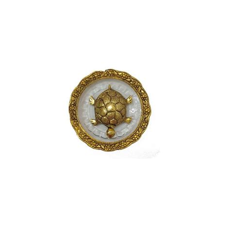 Buy Golden Metal Tortoise on Glass Plate – Original Rudraksha