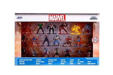 Buy Jada Toys Diecast Nano Metalfigs Marvel Superhero Characters ...