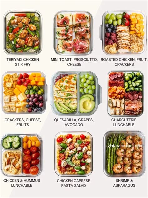Pin by elise on meal prep | Healthy lunch meal prep, Healthy lunch ...