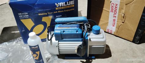 WKM Vacuum Pump VE 115N, Single Stage High Pressure, Capacity of 50 L ...
