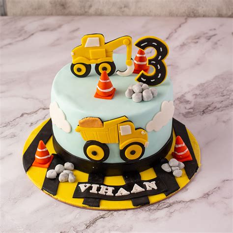 Send Construction Theme Cake for Boy Online - GAL22-109563 | Giftalove