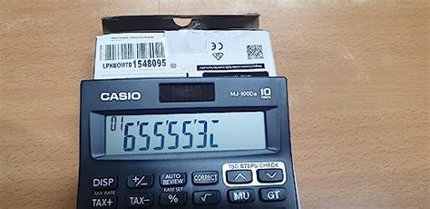Casio MJ-100Da 150 Steps Check and Correct Desktop Calculator with Tax ...