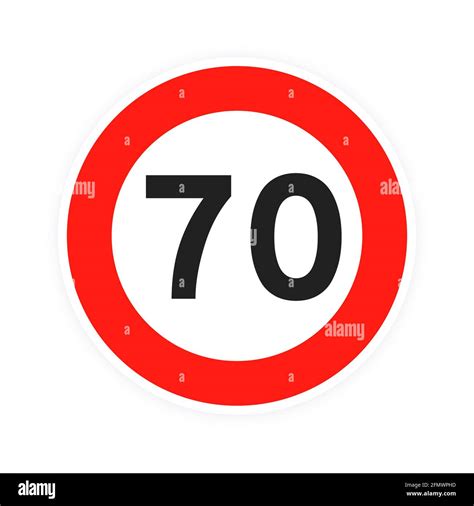 Speed Limit Sign 70