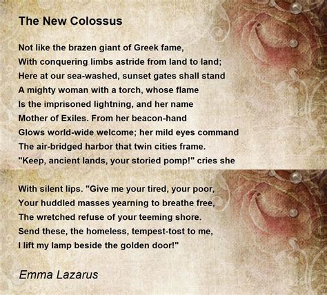 From the BLINDSPOT PILOT. It's the "Mother of Exiles" reference poem ...