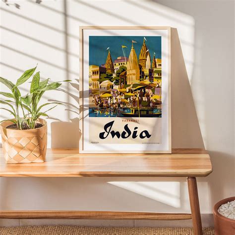 Buy Varanasi India Travel Poster Art & Prints Online India at Best ...