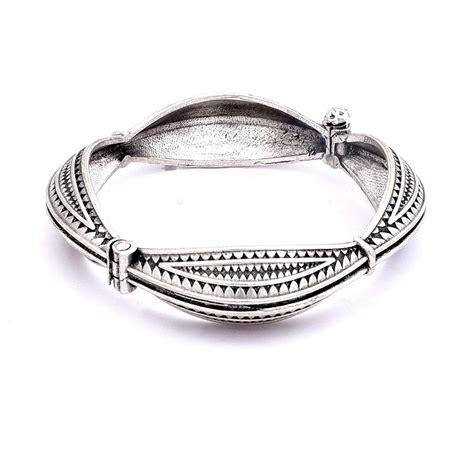 Buy PATOLA BY VJ German Silver Oxidized Silver Lookalike Square ...