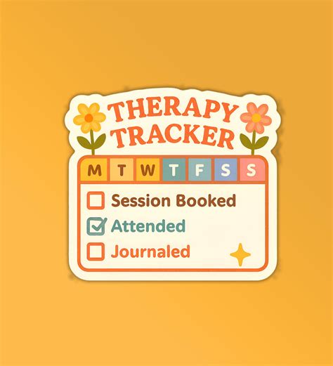 Therapy Tracker Sticker – Peeekaboo