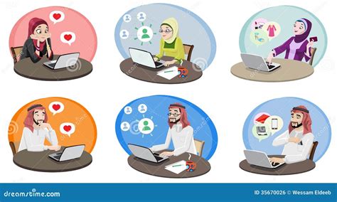 Cartoon People Using Internet an Computer 的图像结果