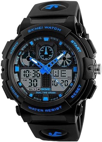 SKMEI Silicone Men Analogue - Digital Watch, Sports Military Watches ...