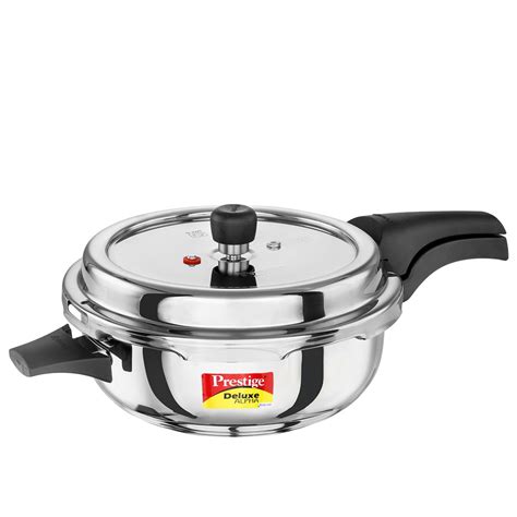 Buy Prestige 4 Litre Stainless Steel Deluxe Alpha Svachh Outer Lid ...