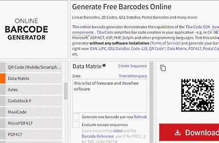 Image result for Data Matrix Generator
