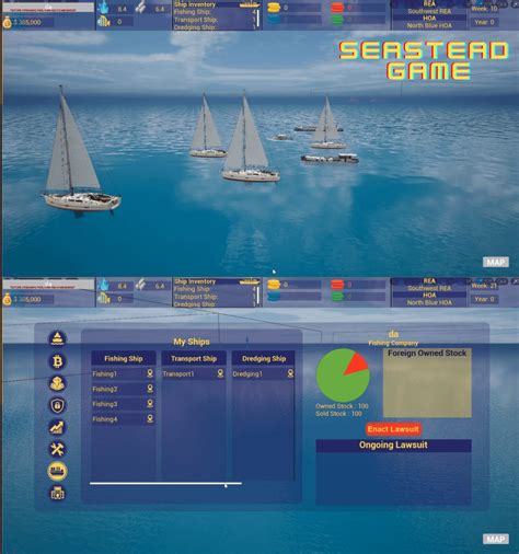 In Seastead, you will be able to build your own small fleet to collect ...