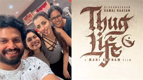 Trisha Krishnan Prepare For A Dance Sequence In Mani Ratnam's Thug Life ...