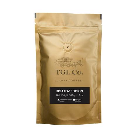 TGL Co. Breakfast Fusion Medium Roast Ground Coffee Espresso Fine Grind ...