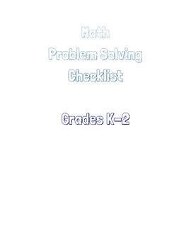 Image result for Problem Solving Checklist for Kids