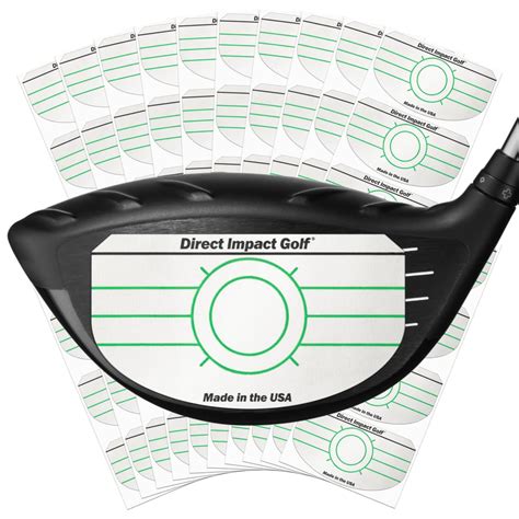 Buy Direct Impact Golf Ultra-Thin Golf Impact Tape 200 Driver Impact ...