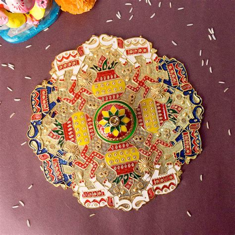 Buy Adorable Roli Akshat Platter Traditional Elegance | Satvikstore.in ...
