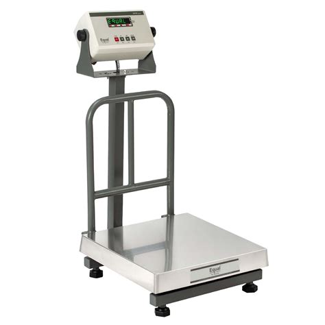 Equal 150kg Platform Weighing Scale | Stainless Steel | Digital
