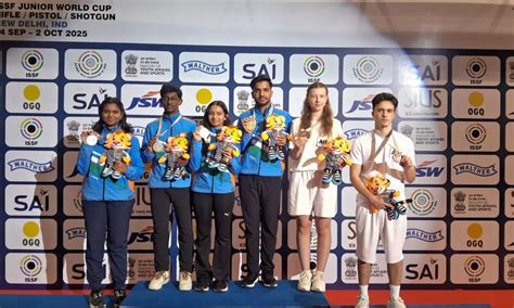 ISSF Junior World 2025: India clinches gold and silver in air rifle ...