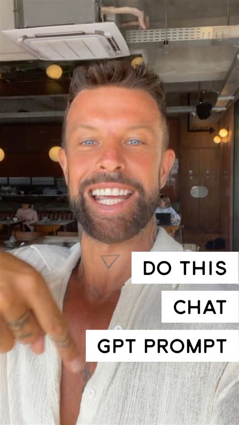 Anth Lowther Health Coach | DO THIS CHAT GPT PROMPT, copy paste 👇🏻 I ...