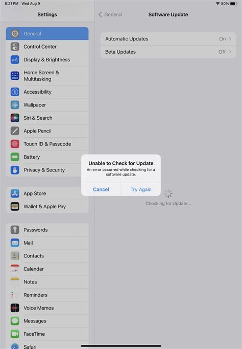 Image result for Problem Installing iOS 15 On iPad
